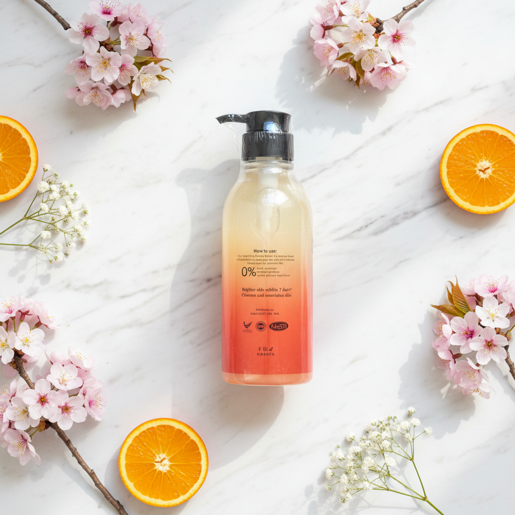 Kazuya Vitamin C Brightening Shower Serum - Mode d'emploi