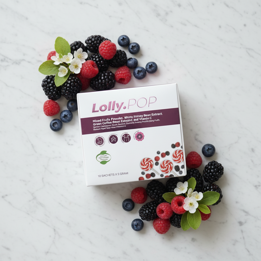 Lolly.POP Mixed Fruits Powder - Face avant