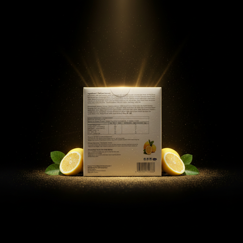 Lolly.Lemon Noir & Or - Dos