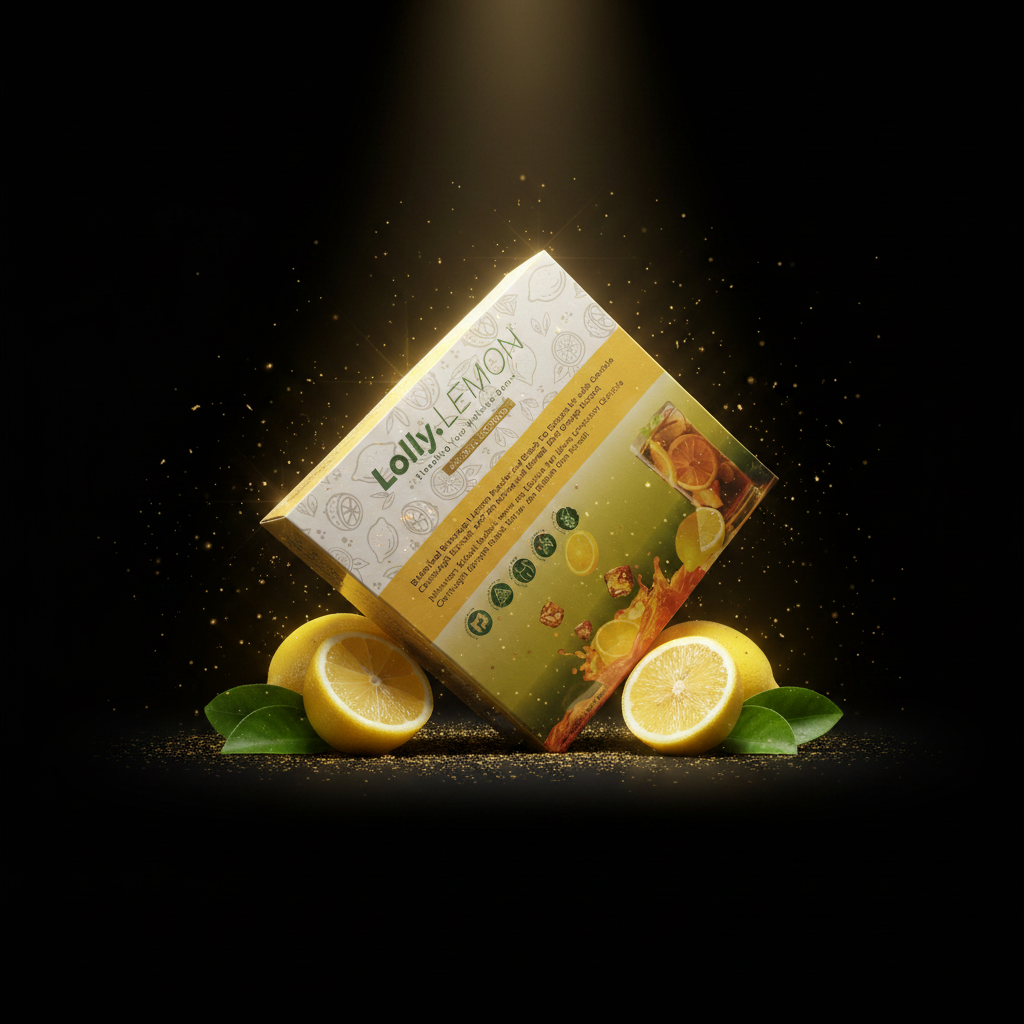 Lolly.Lemon Noir & Or Ultra Premium